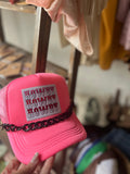 Howdy Hot Pink Trucker Hat